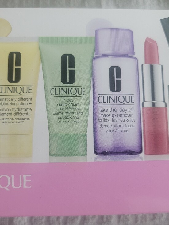 Clinique Other - Clinique Gift Set with Lip Colour+Primer and Colorful Skincare Tubes